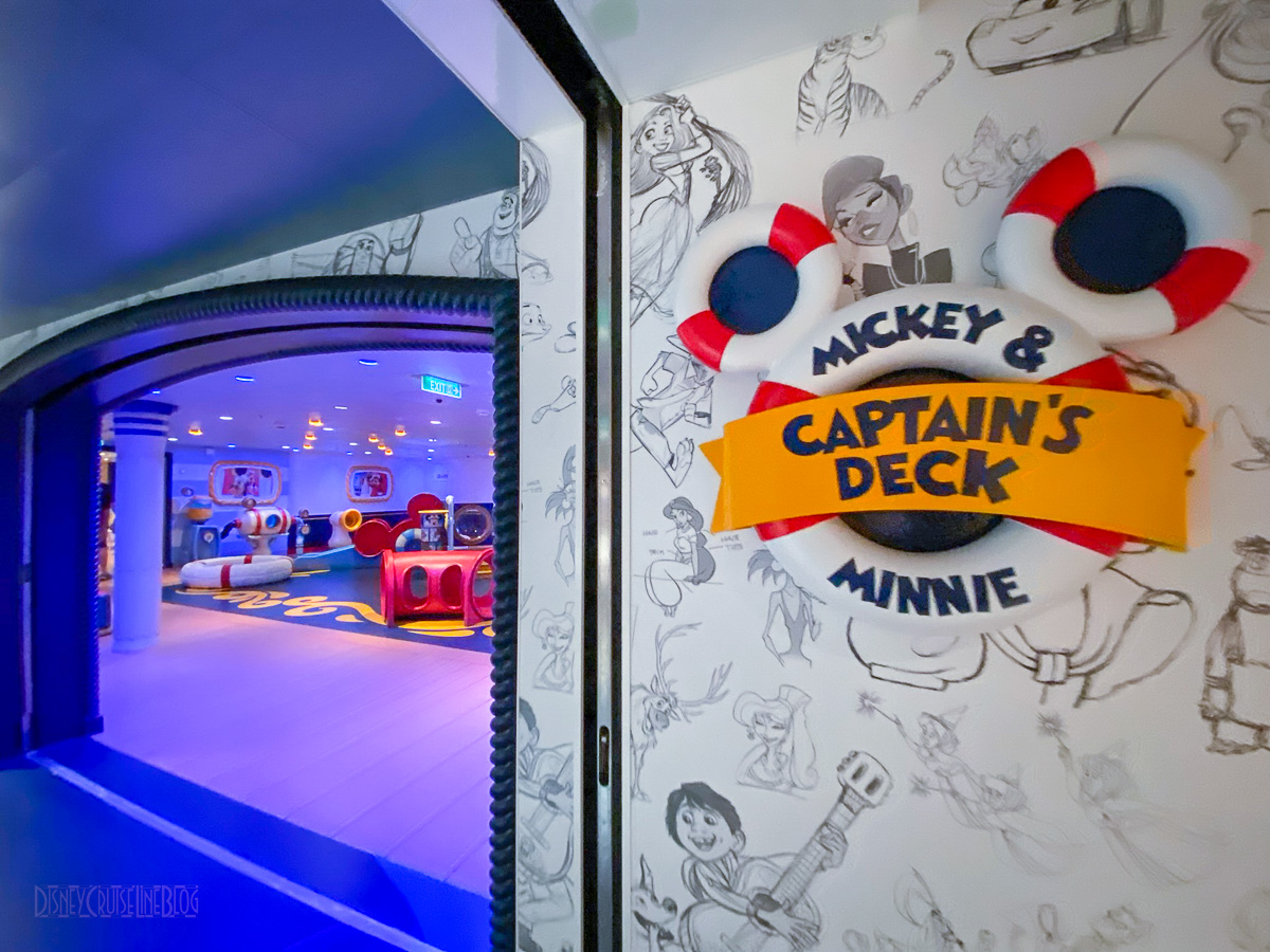 Disney Wish Oceaneers Club Captain's Deck