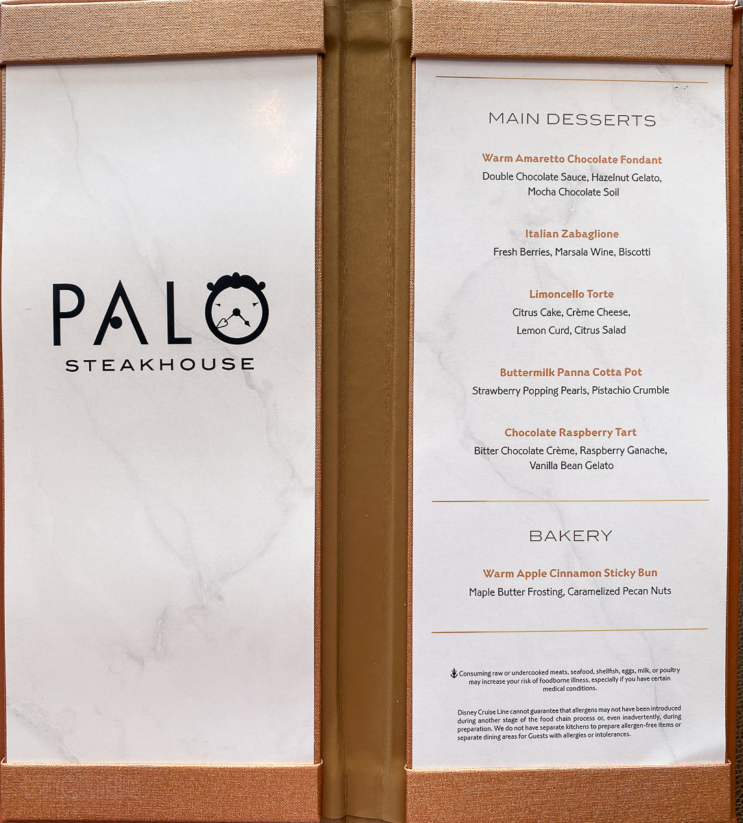 Μενού Wish PALO Steakouse Brunch