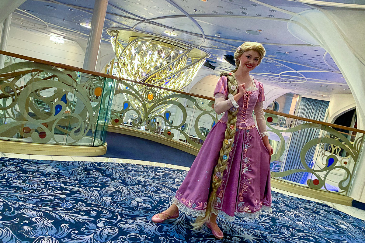 Disney Wish Grand Hall Rapunzel