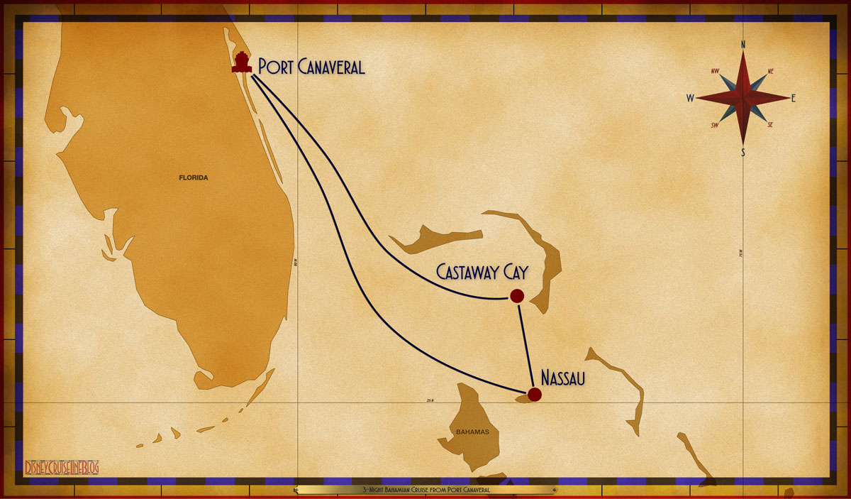 Map Wish 3 Night Bahamian PCV NAS SEA