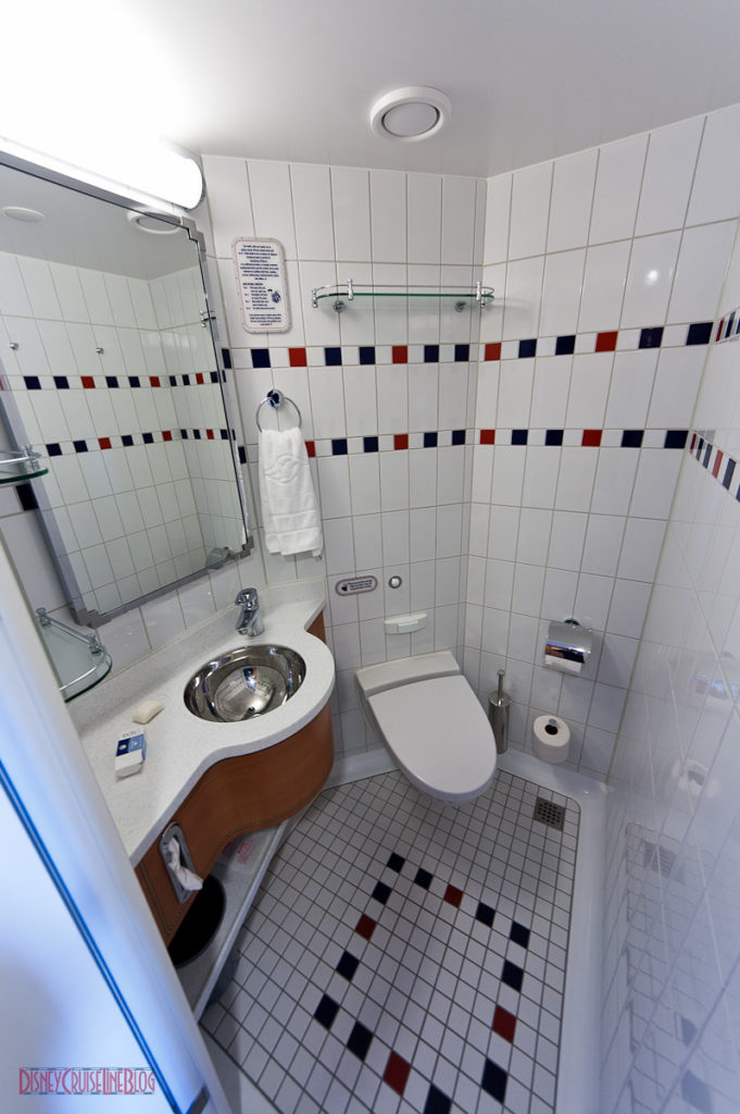 Disney Dream Stateroom 9648 Split Bath - Bathroom