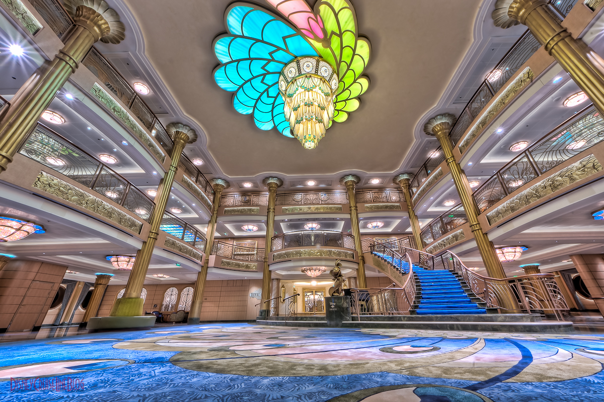 Disney Fantasy - Lobby Atrium from Deck 3