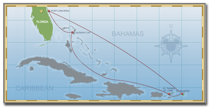 7-Night Eastern Caribbean Itinerary