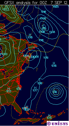 GFSx Model Loop Hurricane Leslie 9/7/12