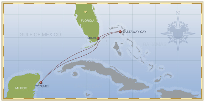 5-Night Western Caribbean Cruise on Disney Wonder - Itinerary C
