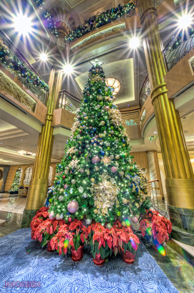 Disney Fantasy Atrium Lobby Christmas Tree
