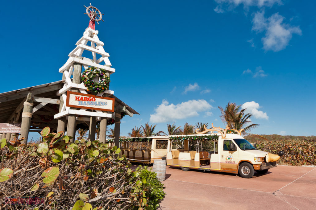 Castaway Cay Christmas - Kargo Handler Reindeer Tram
