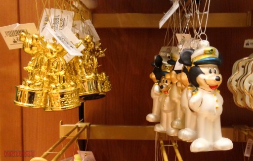 DCL 2012 Holiday Merchandise - Captain & Golden Mickey Ornaments