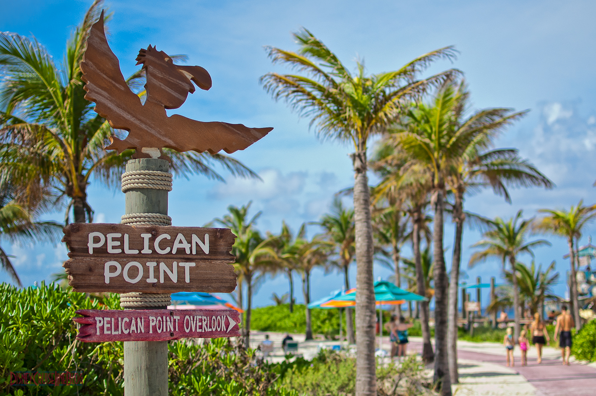 The Signs of Castaway Cay: Pelican Point - Pelican Point Overlook * The Dis...