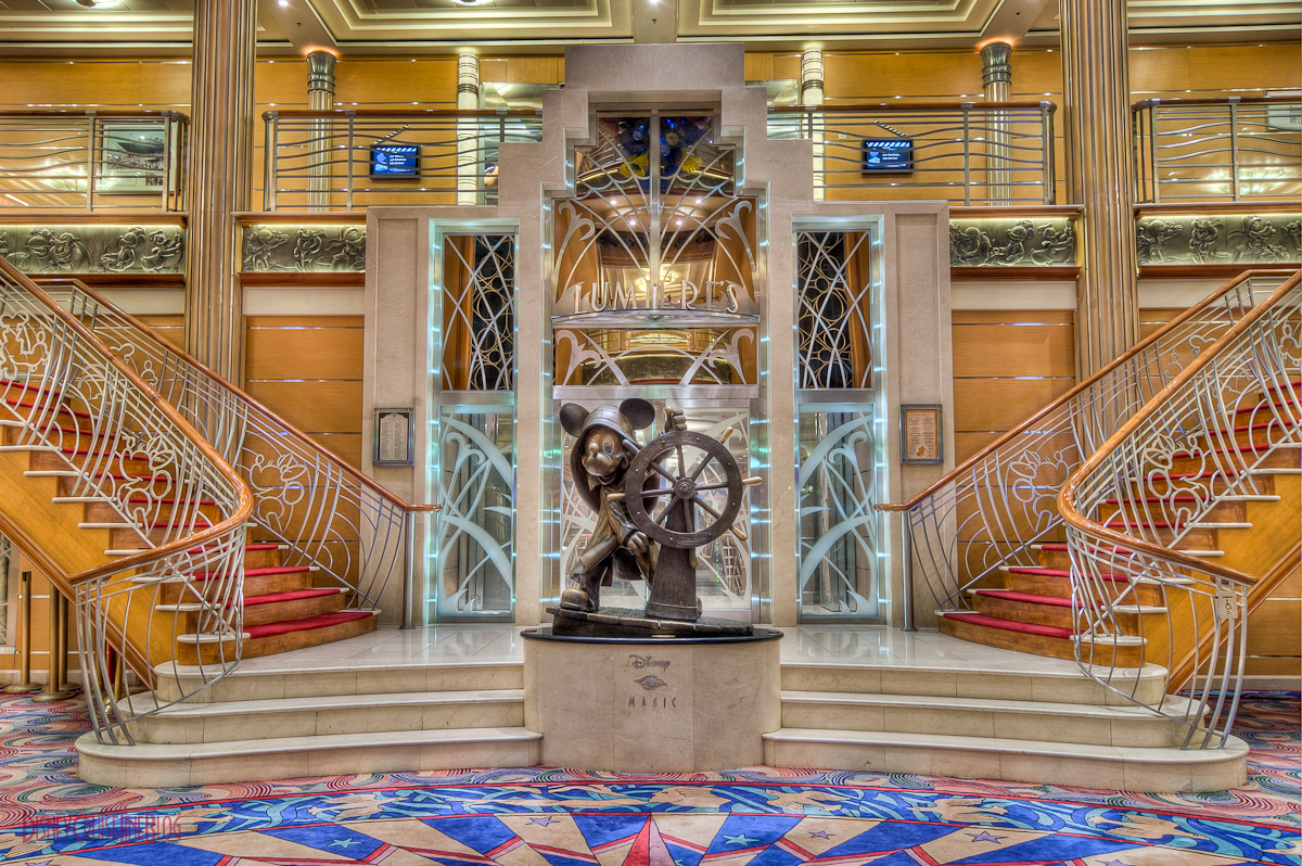 disney magic cruise lobby