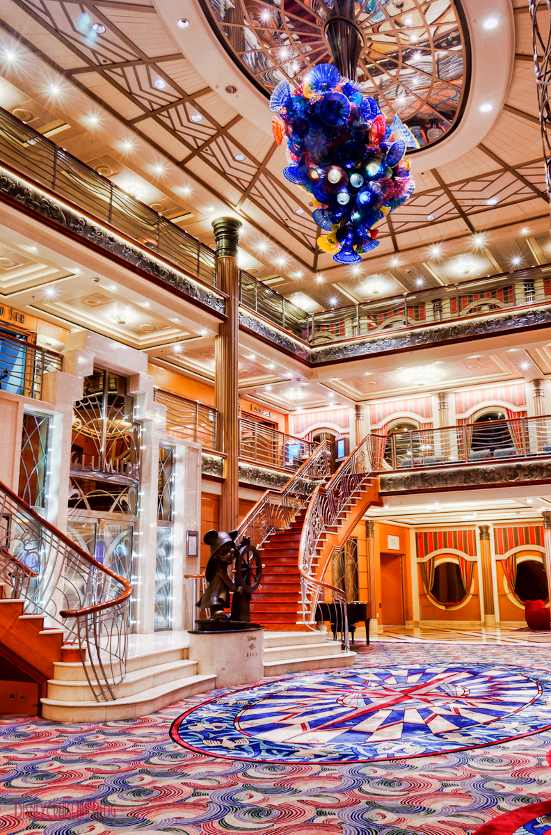 It’s All in the Details The Atrium Lobby of the Disney Magic • The