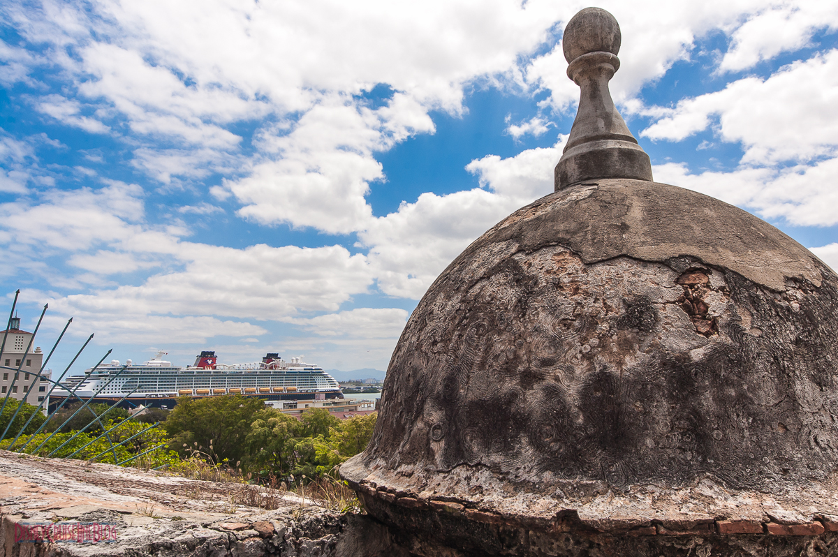 Old San Juan View of the Disney Fantasy