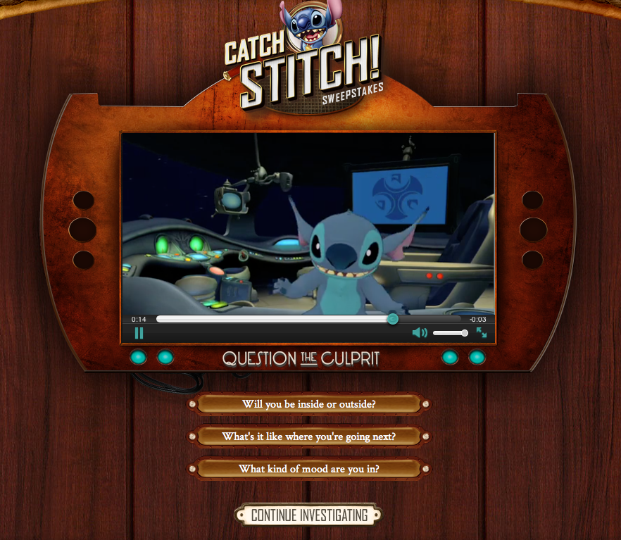Catch Stitch - Video Clues