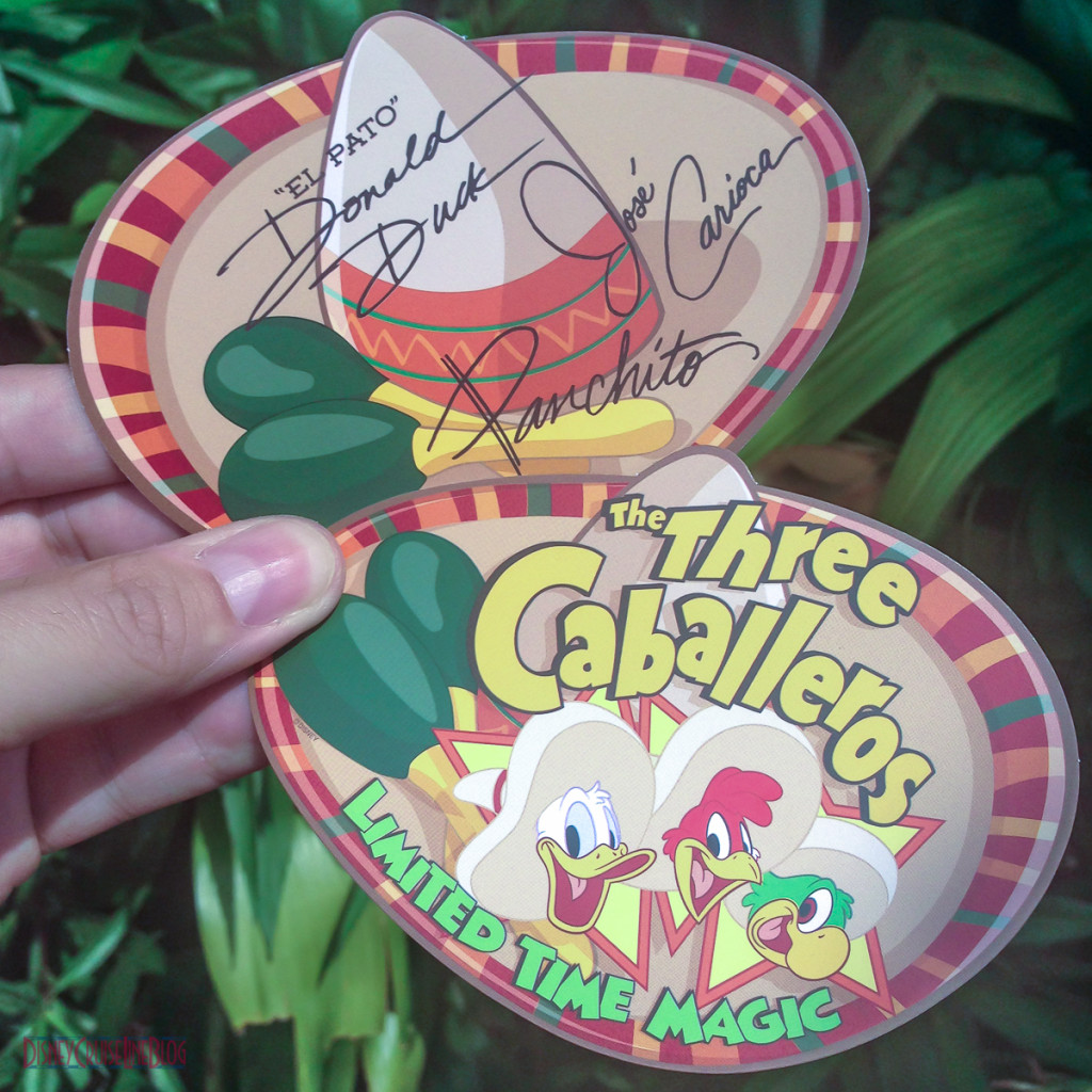 The Three Caballeros Limited Time Magic Autograph Card