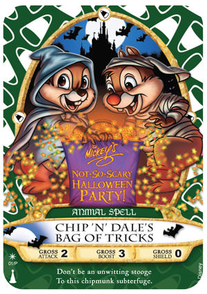 Sorcerers of the Magick Kingdom - 01/P Chip N Dale 2012 Mickey's Not So Scary Halloween Party