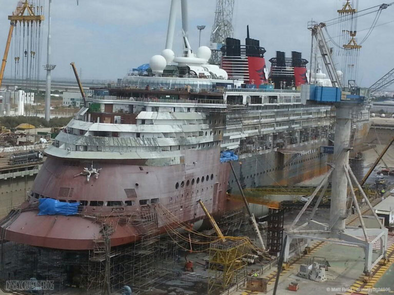 Disney Magic Dry Dock Update The Transformation Begins • The Disney