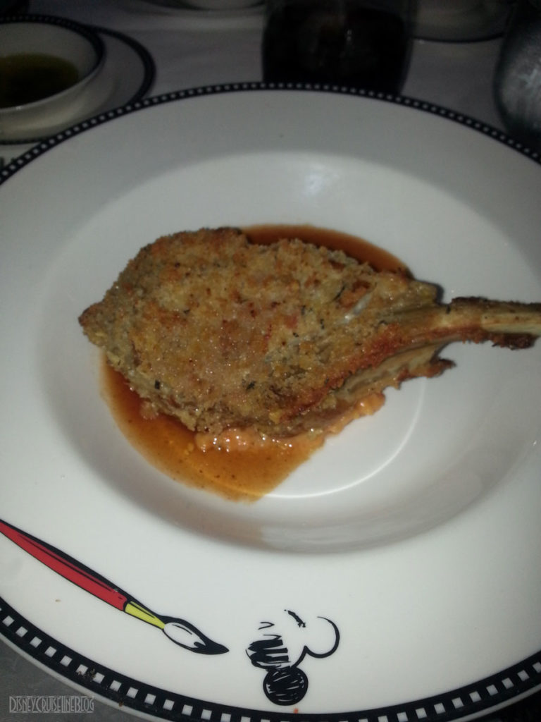 Animators Palate Dinner Herb Crusted Veal Chop Oct 2013