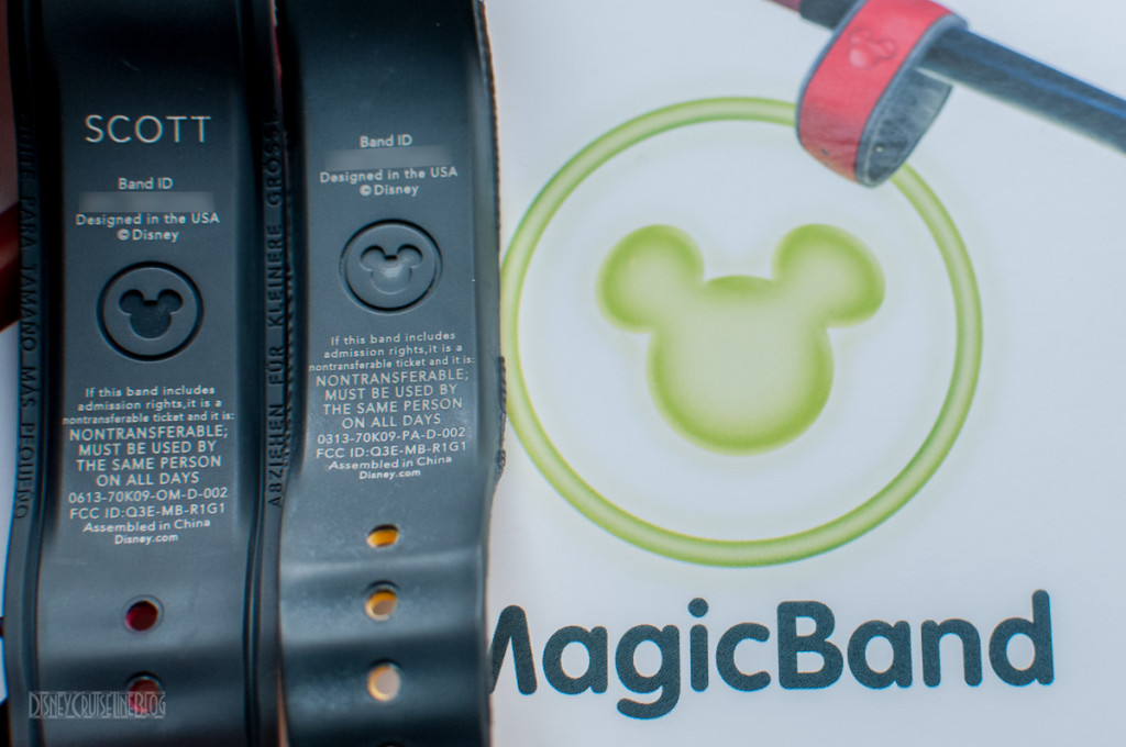 DCL Youth Activites Oceaneer Band MagicBand Comparison