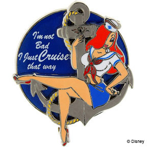 DCL Jessica Rabbit I Just Cruise That Way Pin Februrary 2014