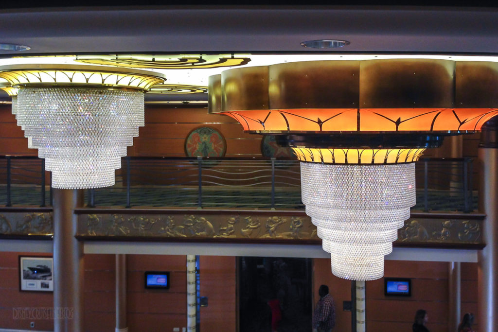Disney Magic Re Imagined Atrium Chandelier Close Up