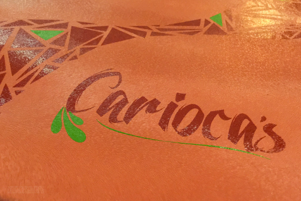 Carioca's Menu Cover