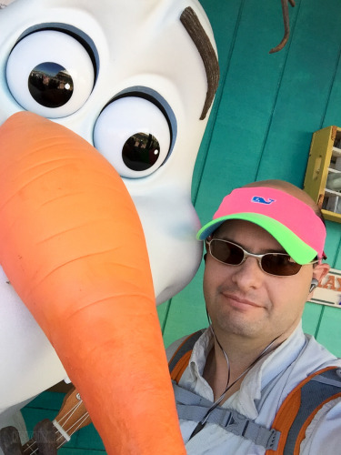 Hanging With Olaf At Castaway Cay