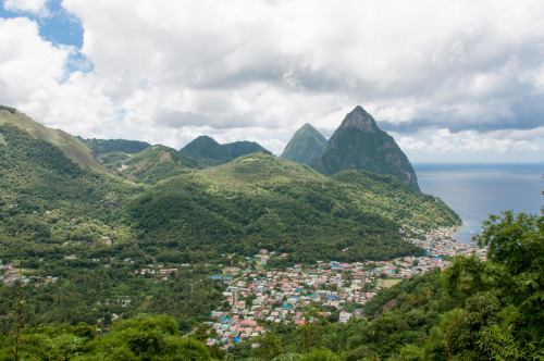 The Pitons Of St Lucia