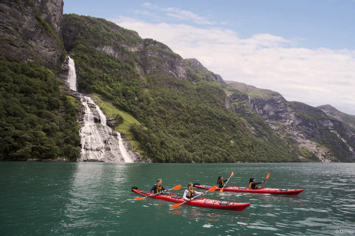 Kayaking In Geirangerfjord