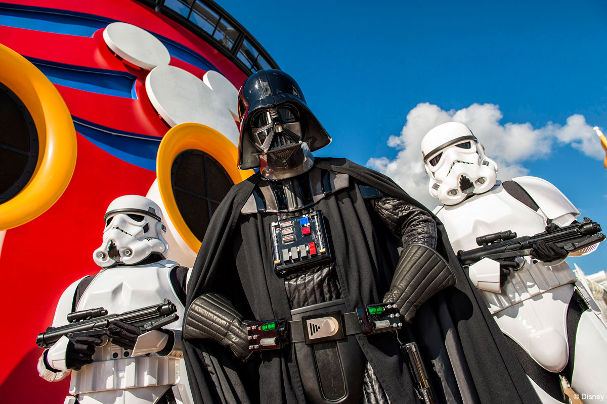 Star Wars Day At Sea Darth Vader Stormtroopers