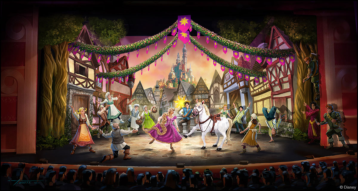 Tangled The Musical Concept Art