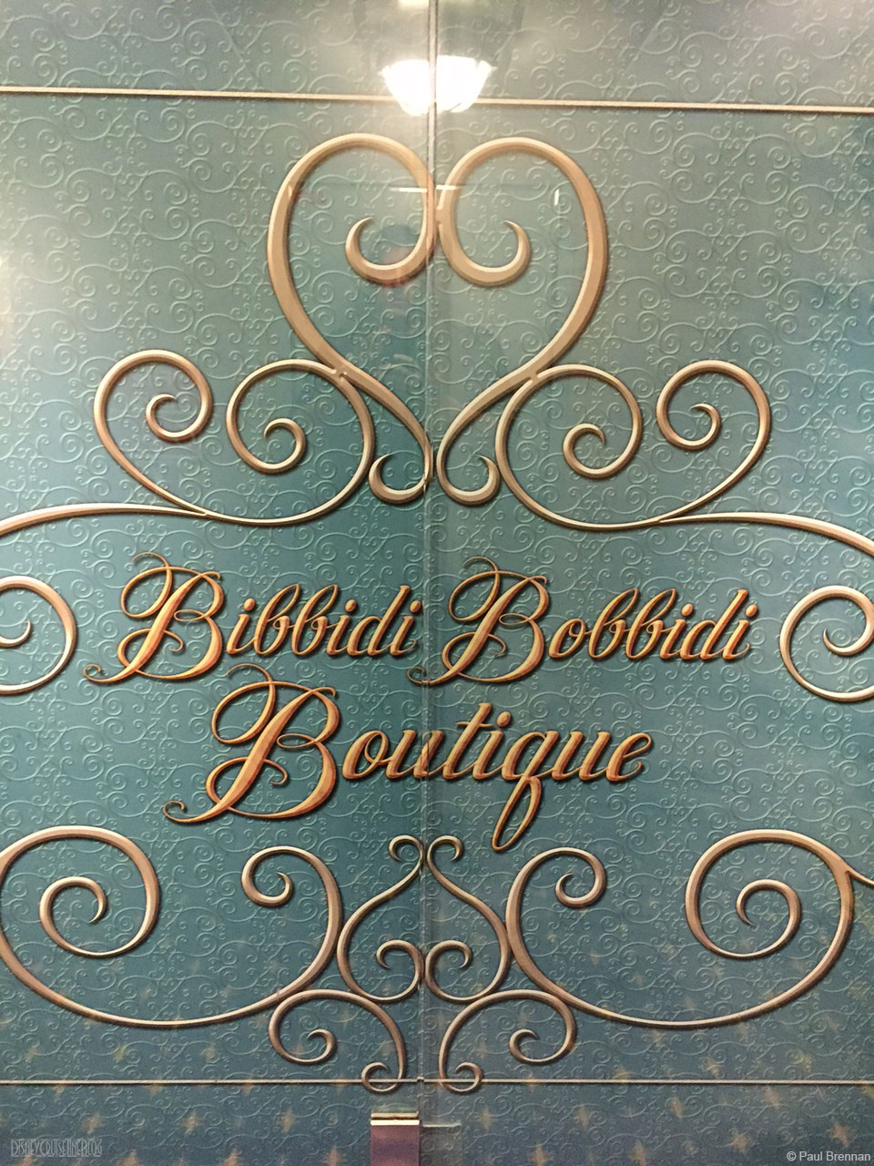 Disney Magic Bibbidi Bobbidi Boutique Sign