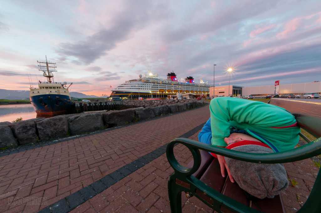 Sleeping On A Bench In Reykjavik, Iceland Disney Magic