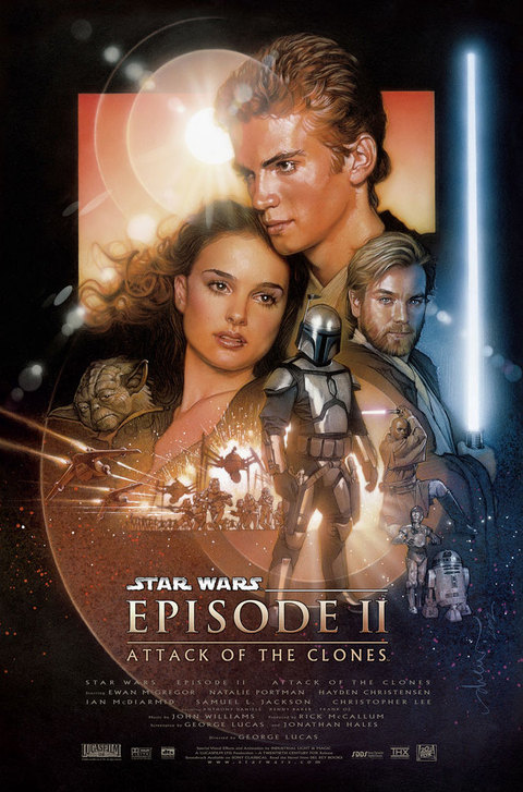 Star Wars Attack Clones II Movie Poster