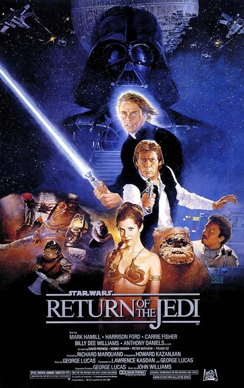 Star Wars Return Jedi VI Movie Poster