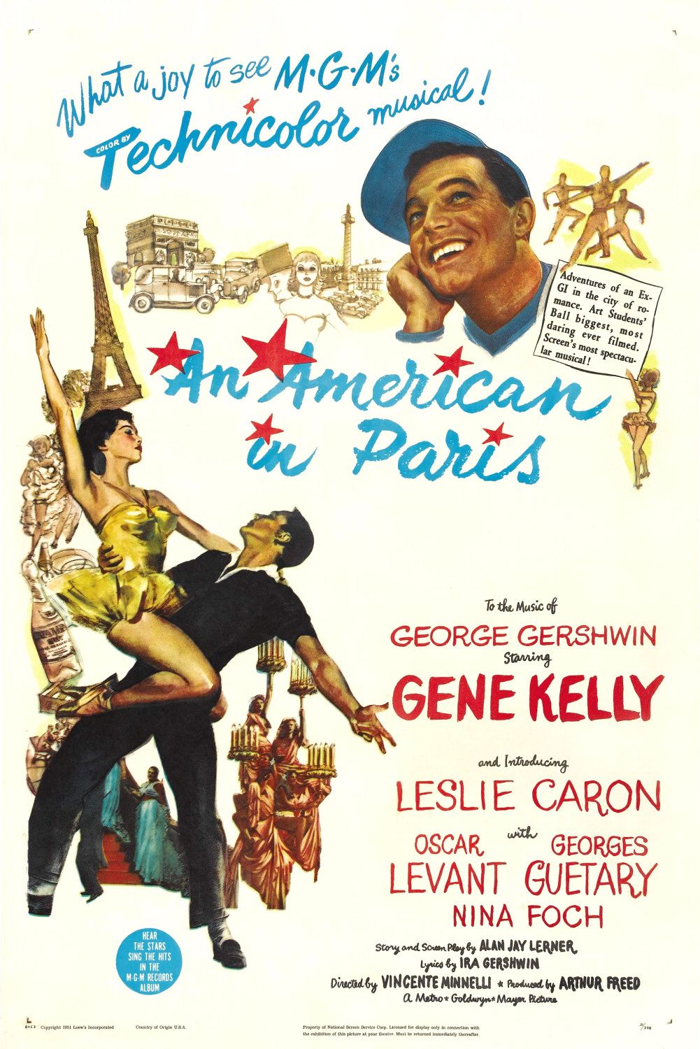 An American In Paris Movie Poster