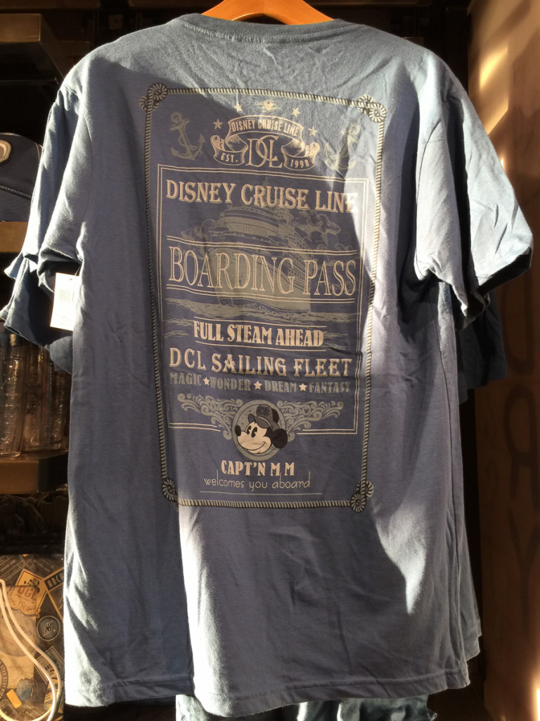Marketplace Co Op DCL Dry Dock Boarding Pass Shirt