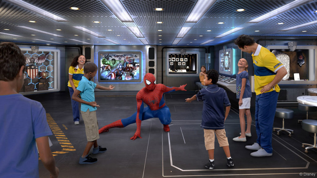 Marvel Super Hero Academy Spider Man Disney Wonder Renderin