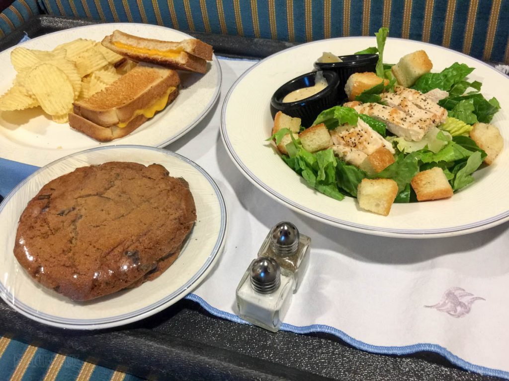 Room Service Ceasar Salad Grilled Cheese Cookies