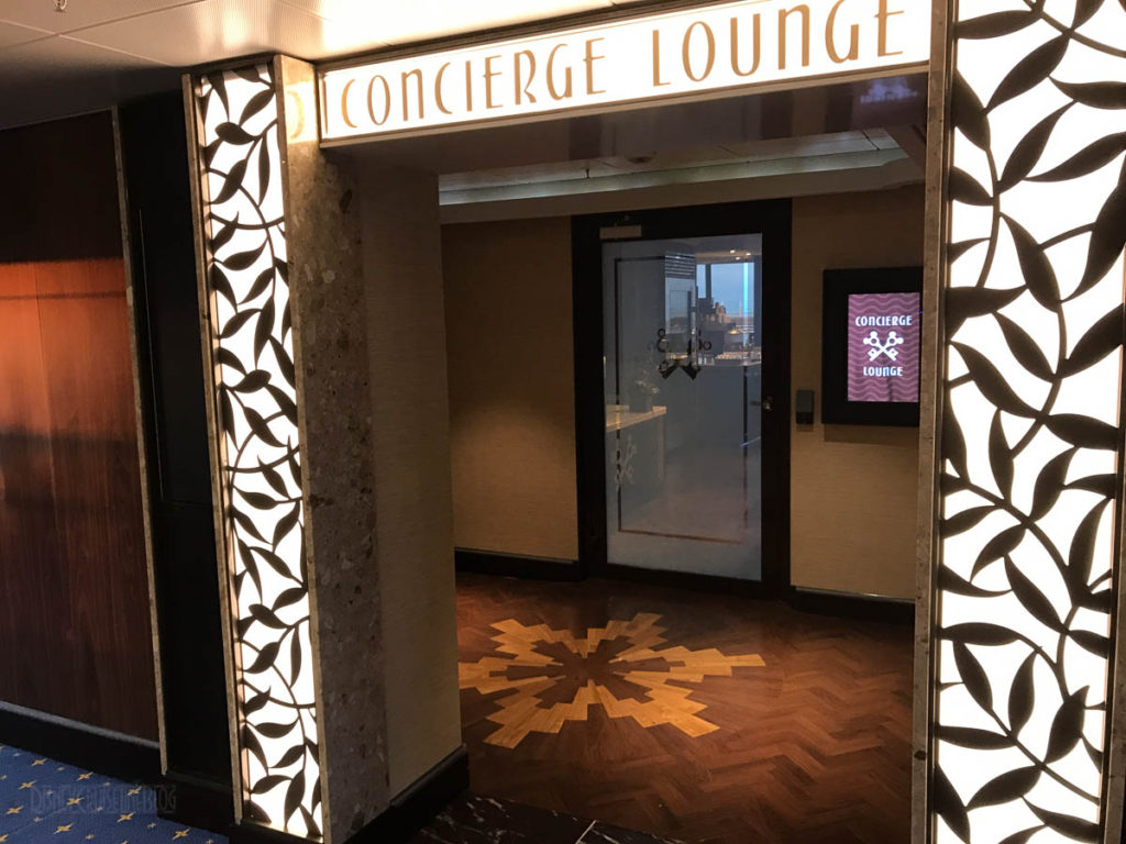Disney Wonder Concierge Lounge Entrance