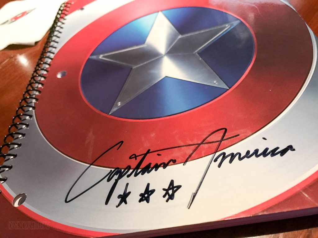 Captian America Autograph