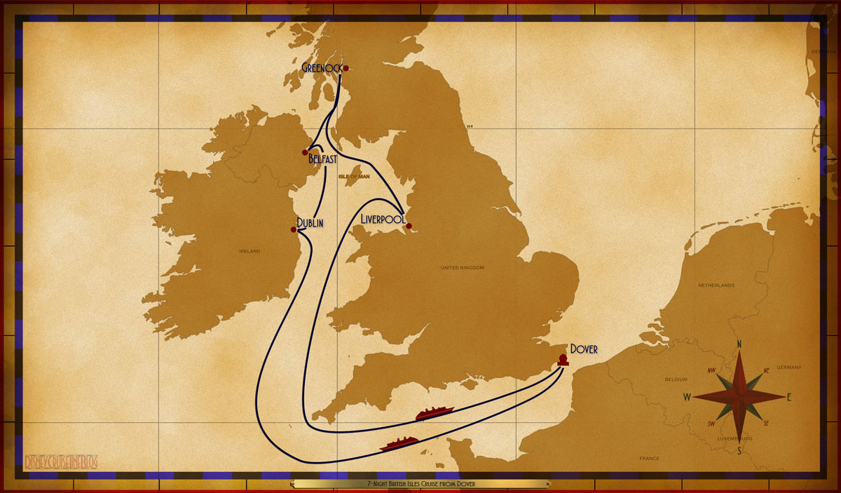 Map Magic 7 Night British Isles Dover 2019