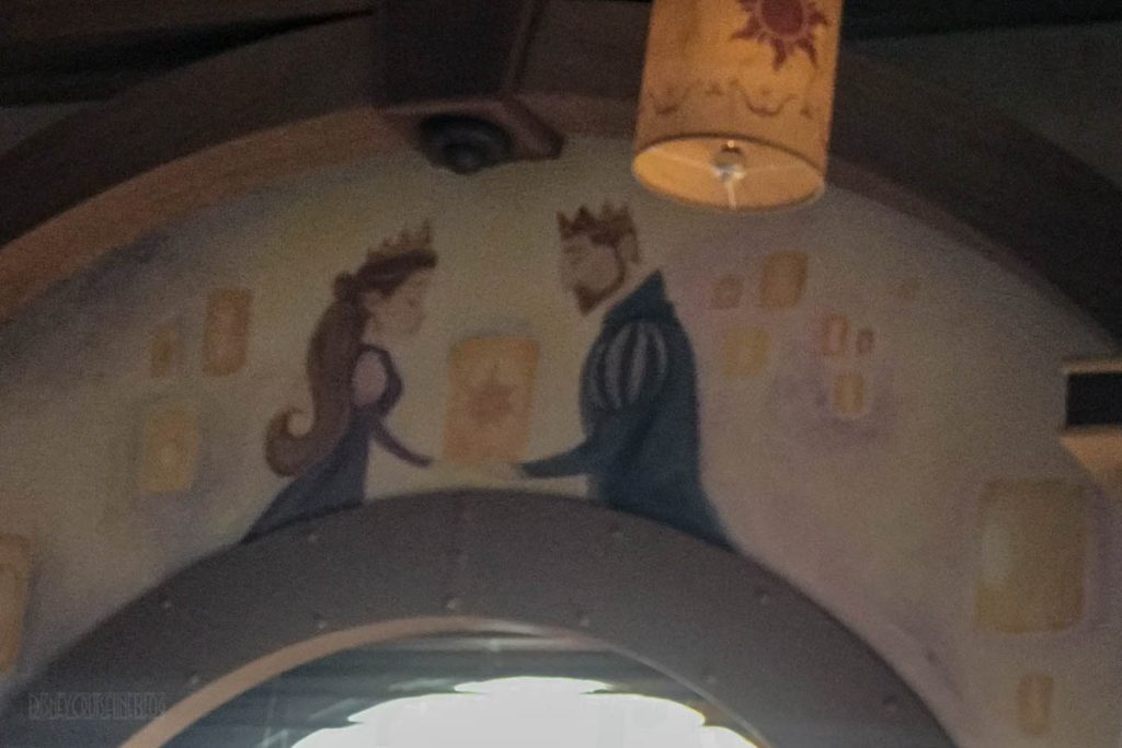 Rapunzel's Royal Table Window Murals
