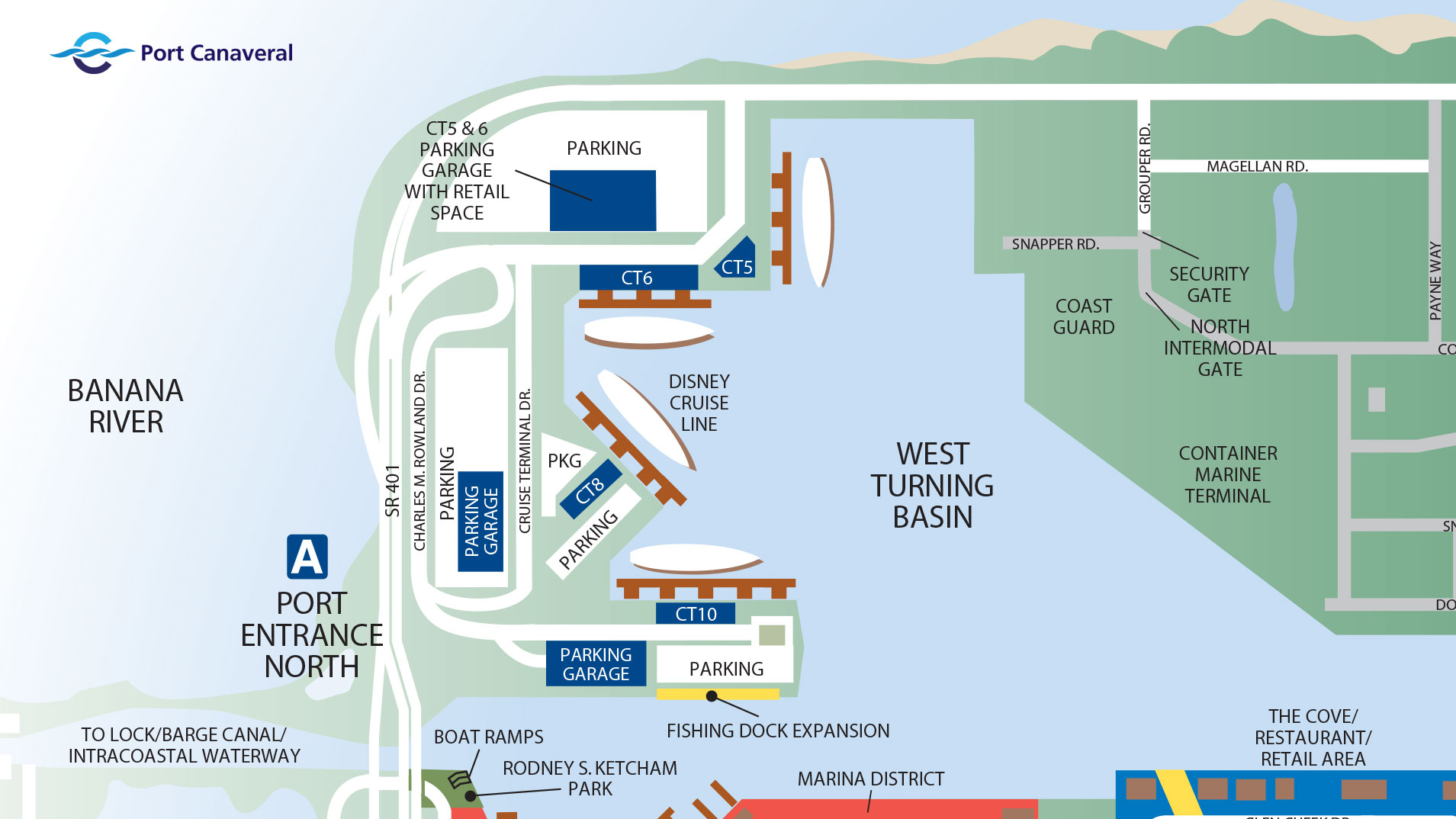 Port Canaveral North Cruise Terminals