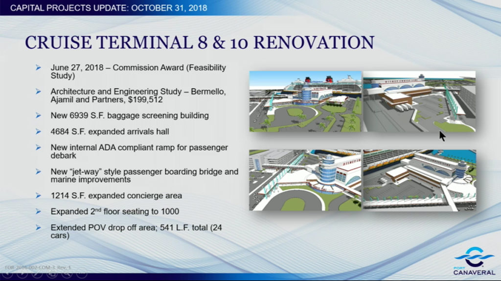 Port Canaveral CT8 CT10 Renovation Renderings October 2018