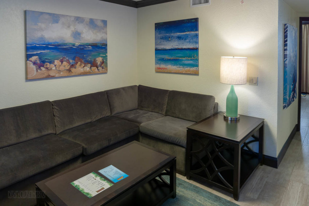 Cocoa Beach Resort Room Living Area