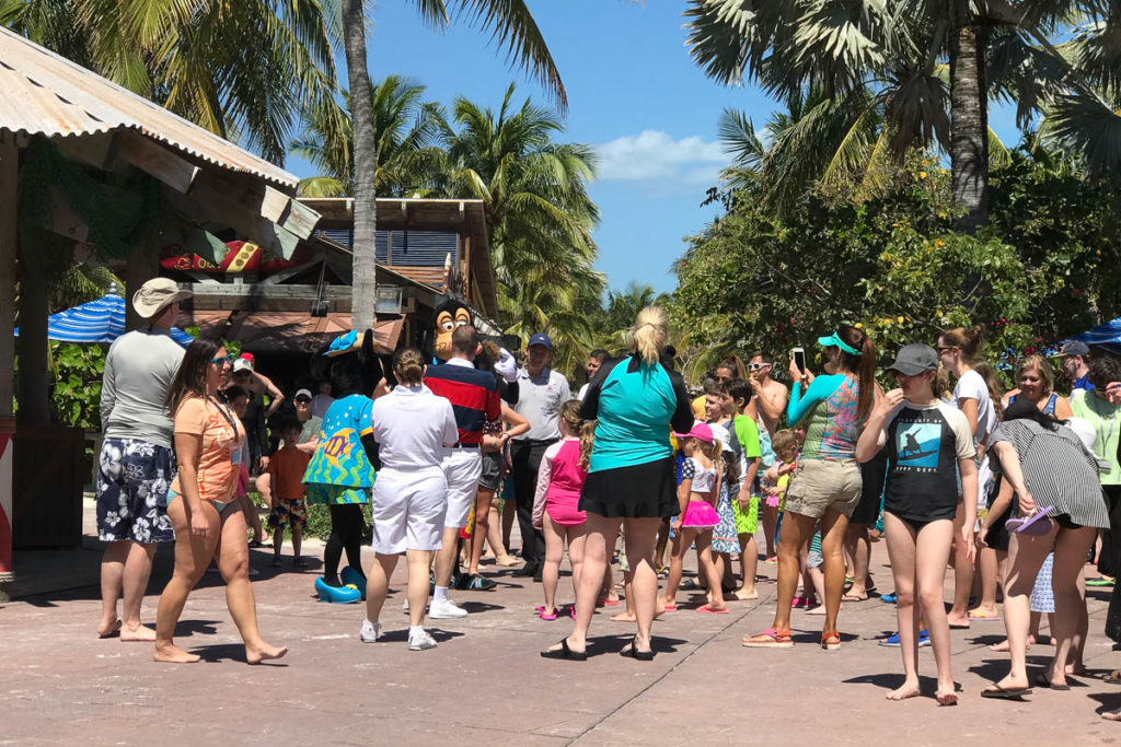 Castaway Cay Character Dance Party