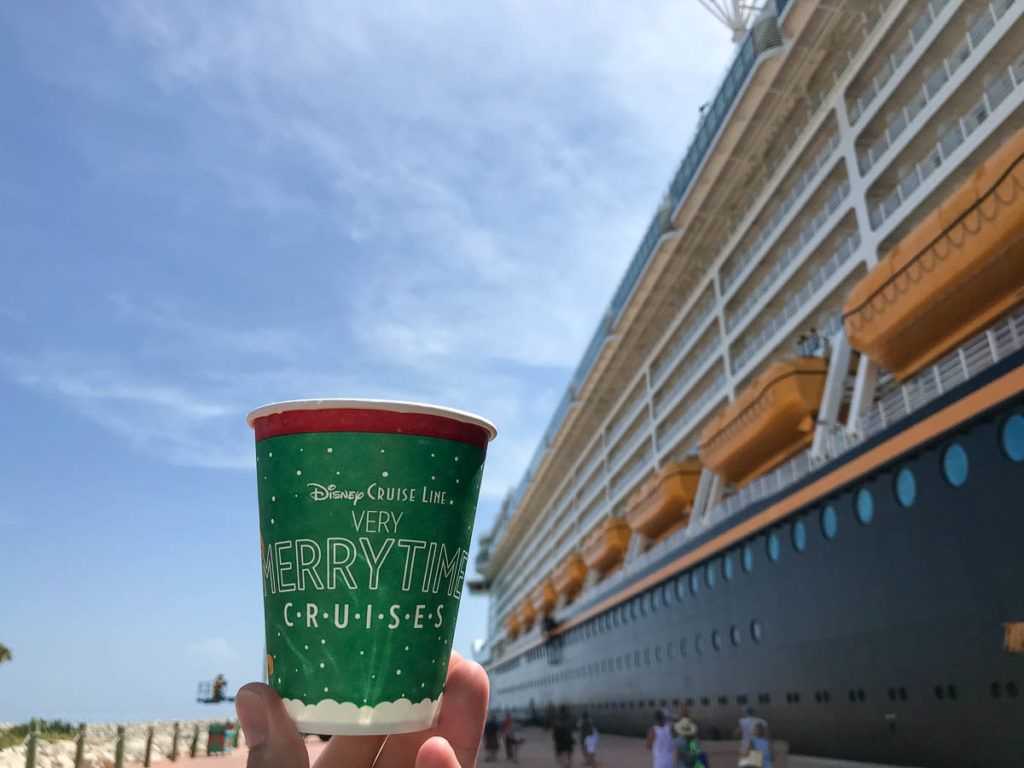 Castaway Cay Very MerryTime Cruise Cup