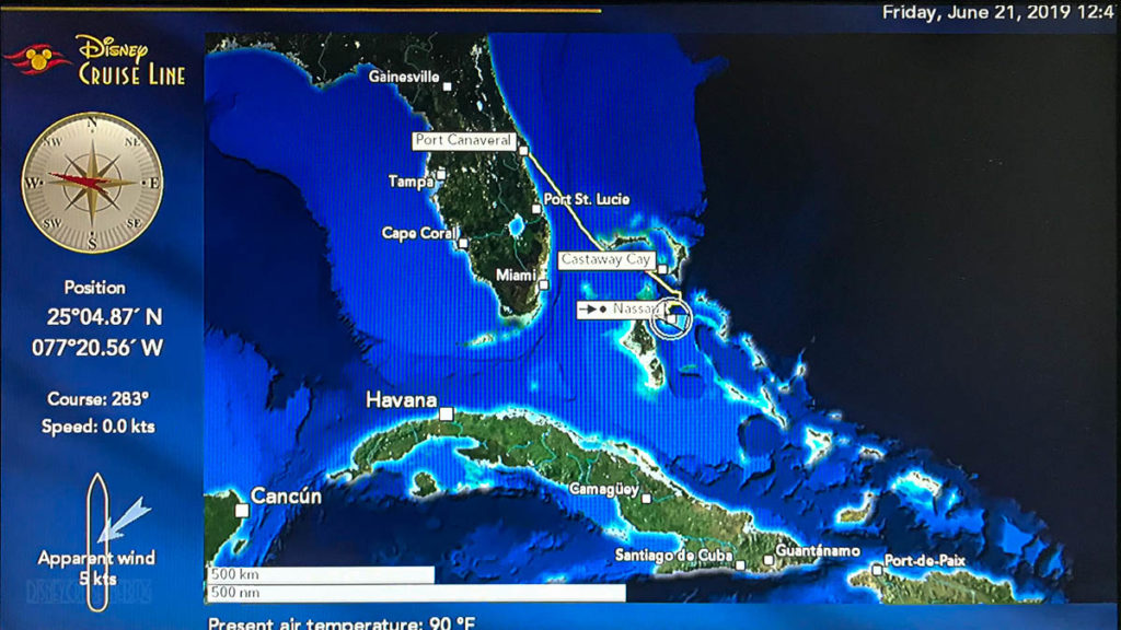Stateroom TV Map Nassau 20190621
