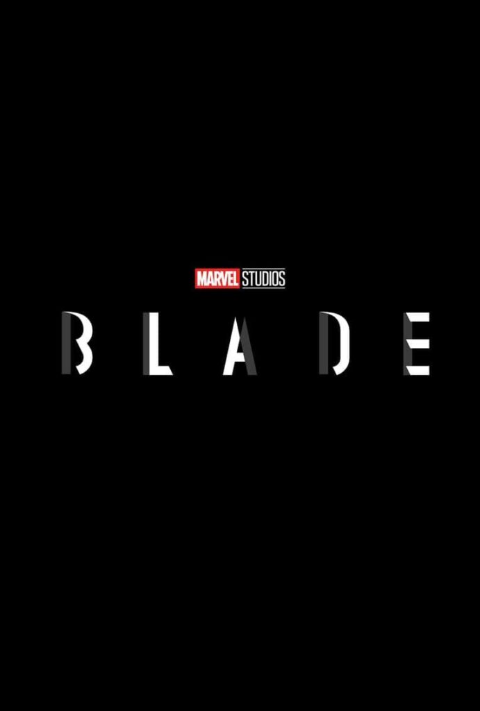 Marvel Movie Poster Blade Title Card