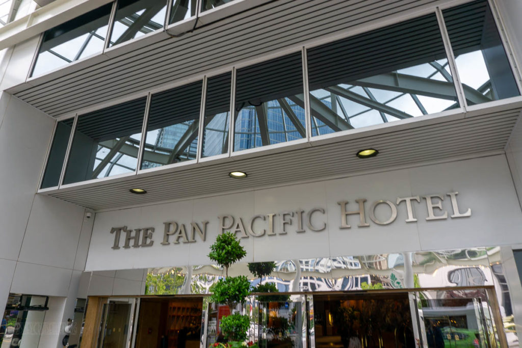 Pan Pacific Hotel Entrance